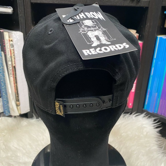 Death Row Records Emblem Logo Snapback Hat "NWT" Deathrow Records - Picture 4 of 4